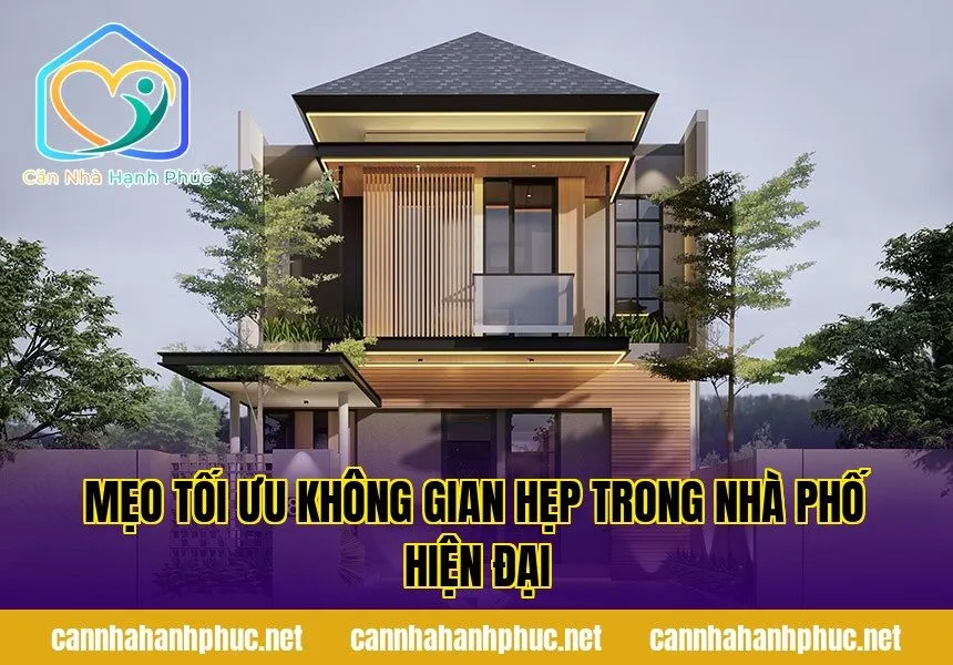 Mẹo tối ưu không gian hẹp trong nhà phố hiện đại
