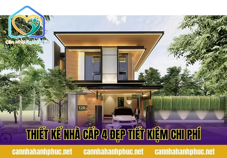 Thiết Kế Nhà Cấp 4 Đẹp Tiết Kiệm Chi Phí