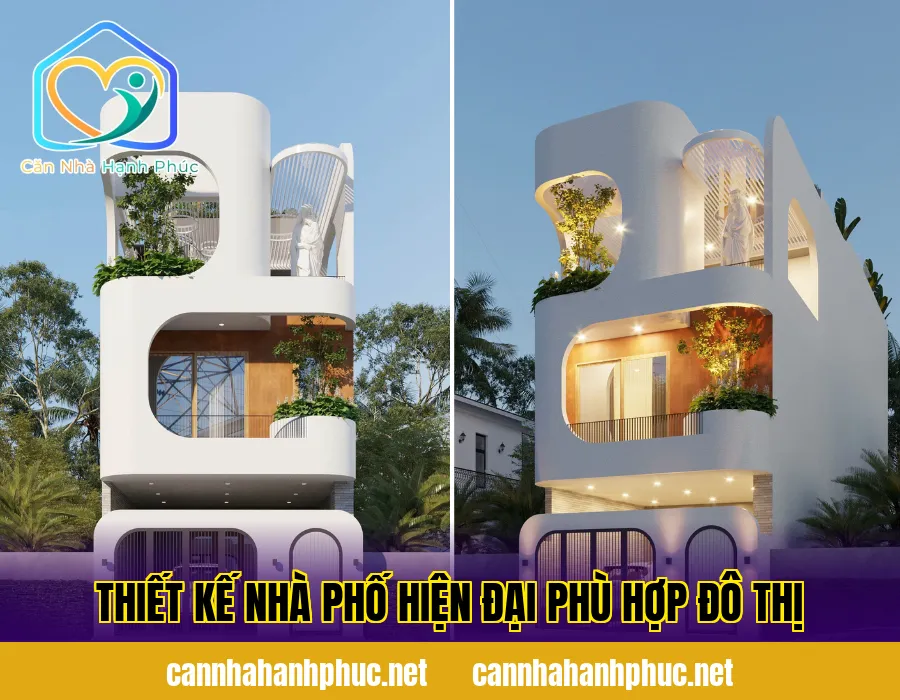 Thiết Kế Nhà Phố Hiện Đại Phù Hợp Đô Thị
