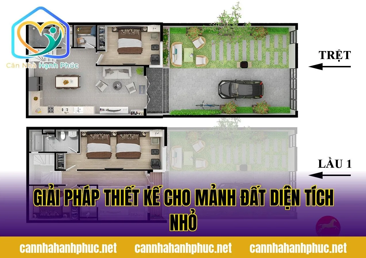 Giải pháp thiết kế cho mảnh đất diện tích nhỏ