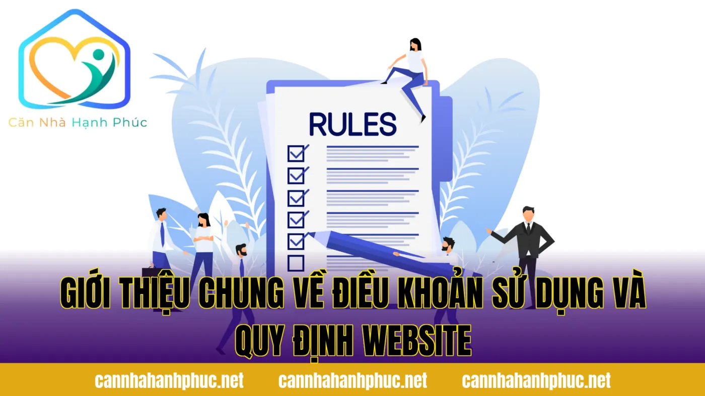 Giới thiệu chung về điều khoản sử dụng và quy định website