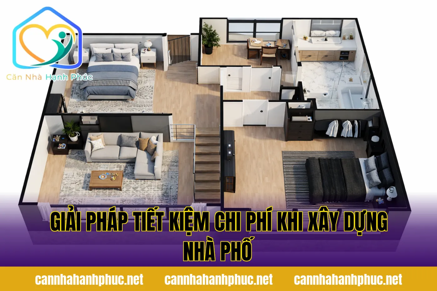 Giải pháp tiết kiệm chi phí khi xây dựng nhà phố