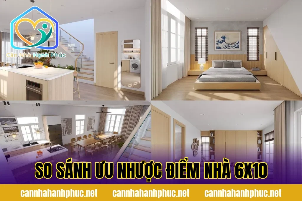 So sánh ưu nhược điểm nhà 6x10