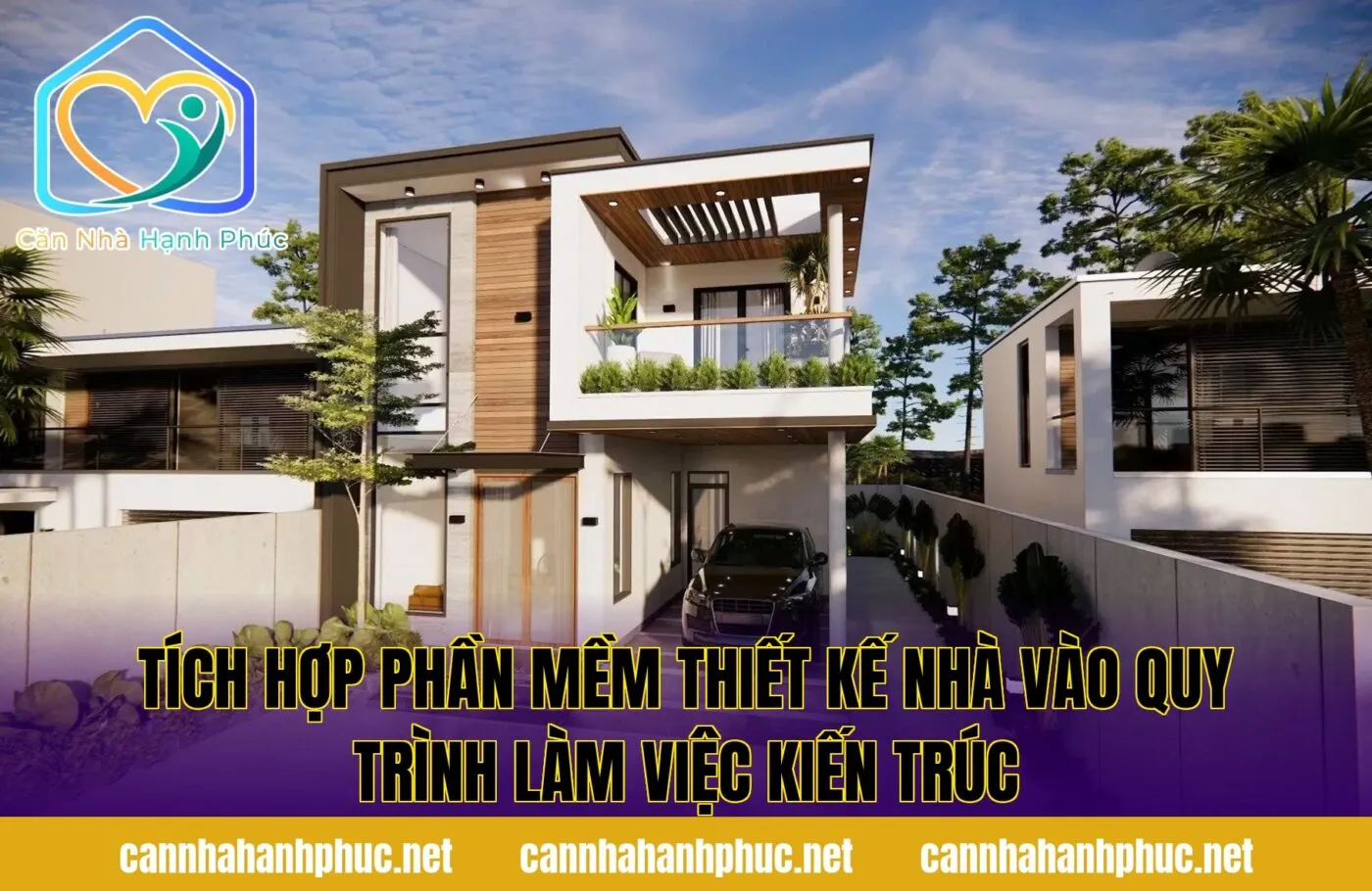 Tích hợp phần mềm thiết kế nhà vào quy trình làm việc kiến trúc