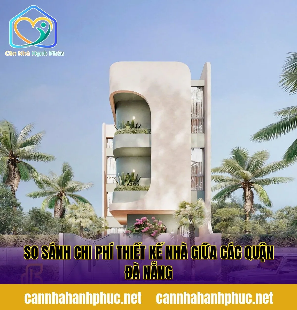 So sánh chi phí thiết kế nhà giữa các quận Đà Nẵng