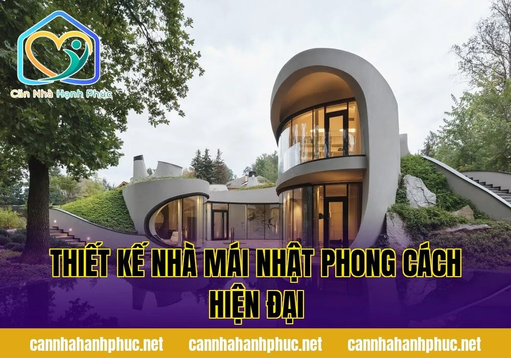 Thiết Kế Nhà Mái Nhật Phong Cách Hiện Đại