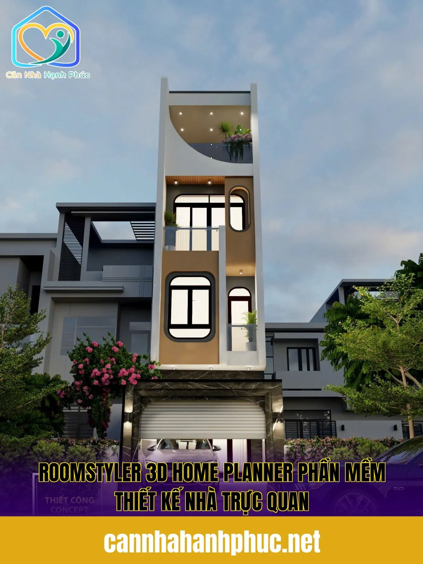 Roomstyler 3D Home Planner phần mềm thiết kế nhà trực quan