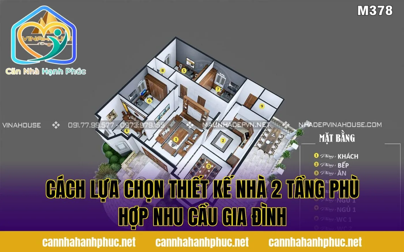 Cách lựa chọn thiết kế nhà 2 tầng phù hợp nhu cầu gia đình