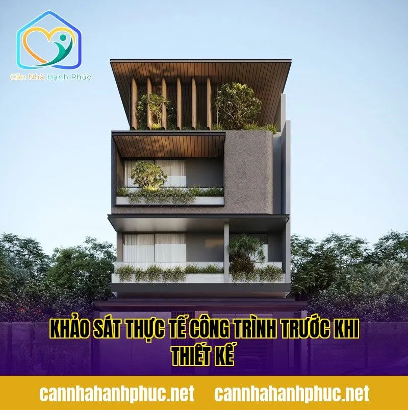 Khảo sát thực tế công trình trước khi thiết kế