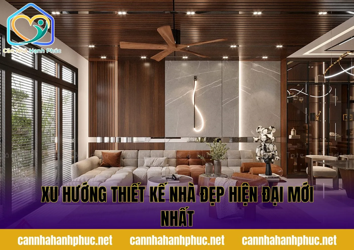 Xu hướng thiết kế nhà đẹp hiện đại mới nhất