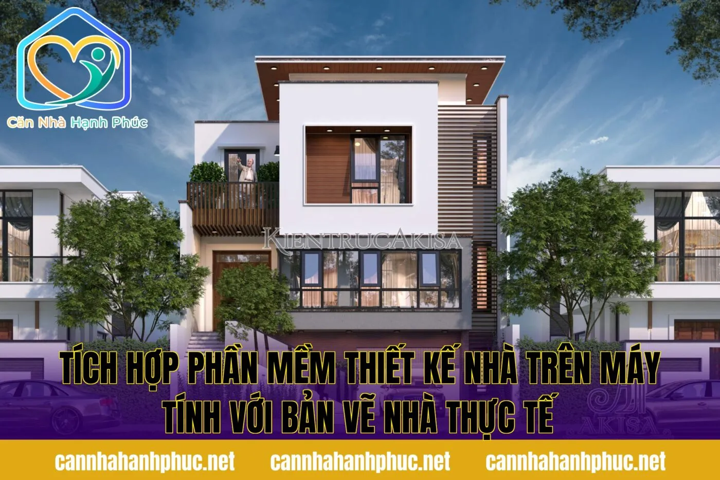 Tích hợp phần mềm thiết kế nhà trên máy tính với bản vẽ nhà thực tế