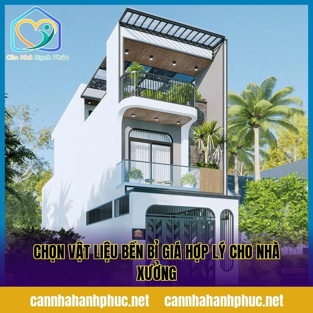 Chọn vật liệu bền bỉ giá hợp lý cho nhà xưởng