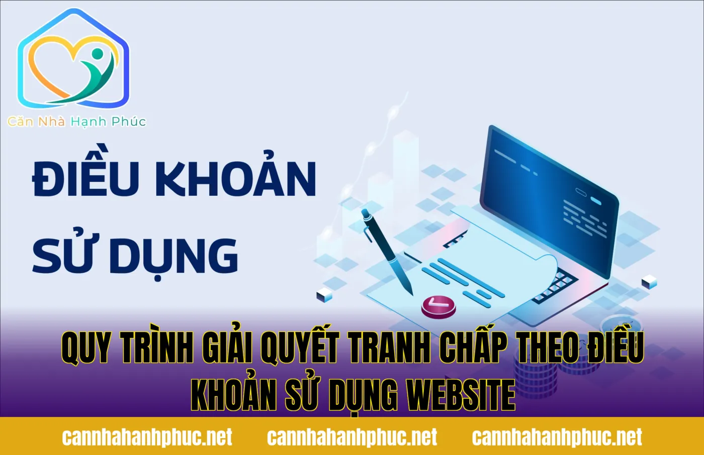 Quy trình giải quyết tranh chấp theo điều khoản sử dụng website