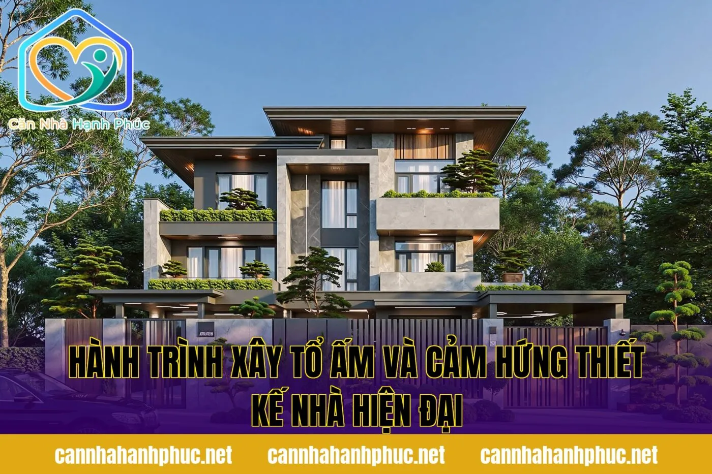 Hành trình xây tổ ấm và cảm hứng thiết kế nhà hiện đại
