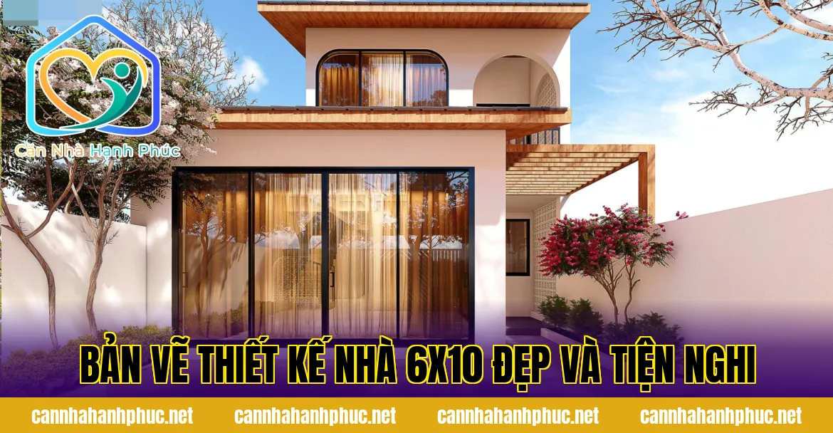 Bản Vẽ Thiết Kế Nhà 6x10 Đẹp Và Tiện Nghi
