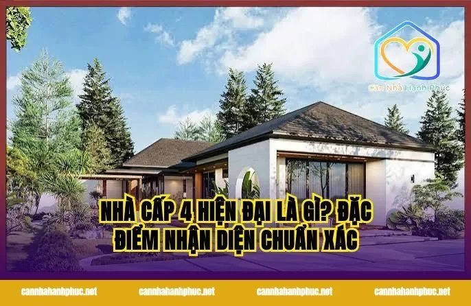 Nhà Cấp 4 Hiện Đại Là Gì? Đặc Điểm Nhận Diện Chuẩn Xác