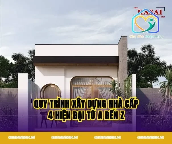 Quy Trình Xây Dựng Nhà Cấp 4 Hiện Đại Từ A Đến Z